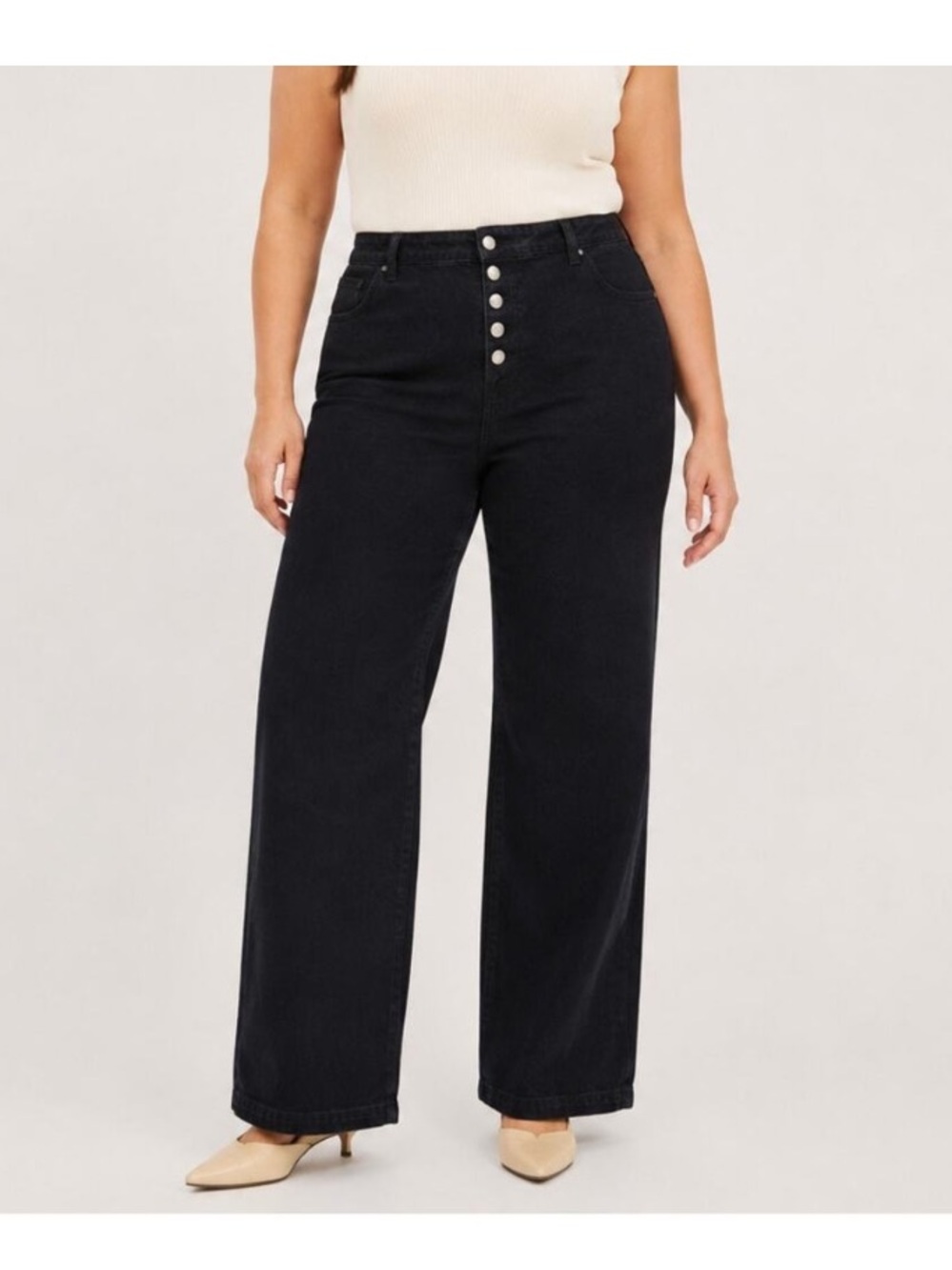 NWT LONG TALL SALLY High Rise Wide Leg Jeans